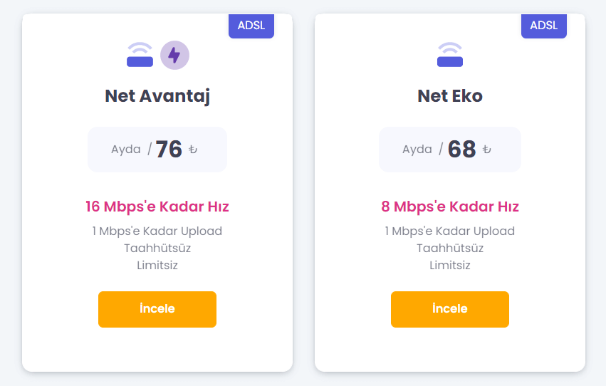 netspeed adsl paketleri netspeed adsl paketleri